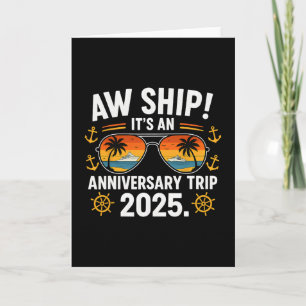 Aw Ship Anniversary Trip 2025 Cruise Couple Vacati Card