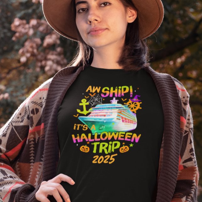 Aw Ship Halloween Cruise  T-Shirt (Creator Uploaded)