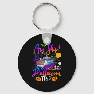 Aw Ship Halloween Family Cruise Crew Family Vacati Key Ring