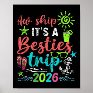 Aw Ship It’s A Girls Trip 2026 Cruise Vacation  Poster