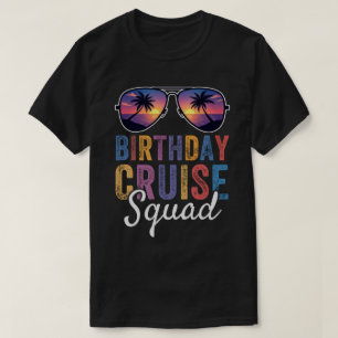 Aw Ship It's A Birthday Trip 2025 Funny T-Shirt