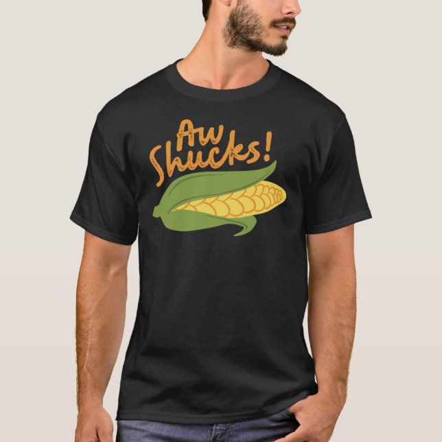 Aw Shucks Cute Corn Design Classic T-Shirt (Front)