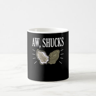 Aw, Shucks Seafood shellfish Oyster Lover Pun Coffee Mug