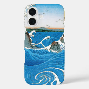 Awa Province, Naruto Whirlpools by Ando Hiroshige iPhone 16 Case