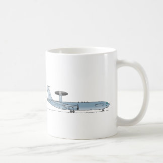 AWACS E-3 Sentry Aircraft Mug, Aviation Gift Coffee Mug