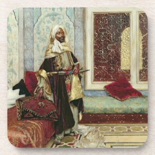 Awaiting an Audience (oil on panel) Coaster