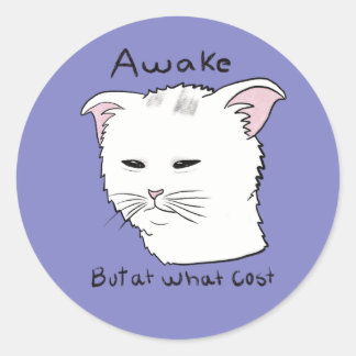 Awake Classic Round Sticker