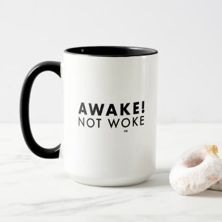 Awake! Not Woke™ LOGO Combo Mug