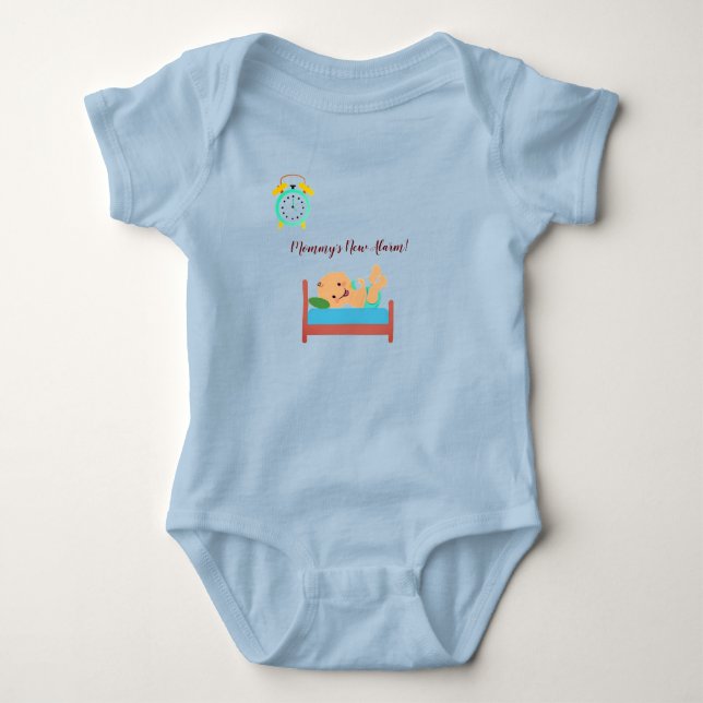 Awake on Time -   Baby Bodysuit (Front)