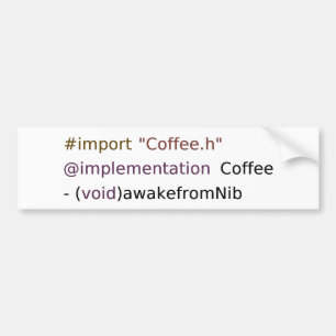 awakefromNib Bumper Sticker