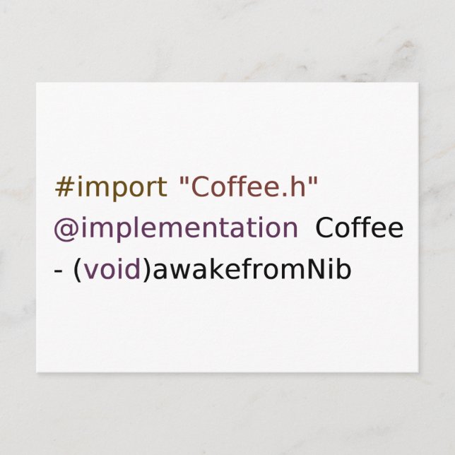 awakefromNib Postcard (Front)