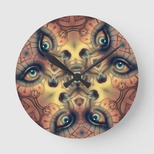 awaken art round clock (Front)