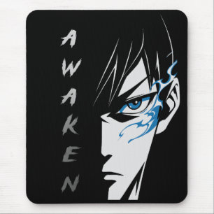 AWAKEN – Half Face Anime  Mouse Mat