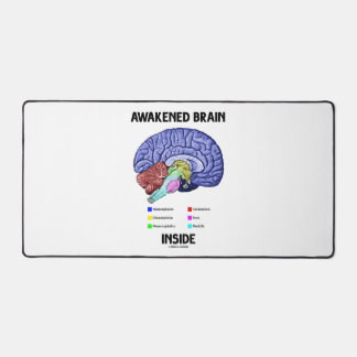 Awakened Brain Inside Human Brain Anatomy Humour Desk Mat