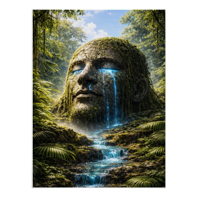 Awakened Forest Guardian – Ancient Nature Spirit Poster (Front)