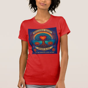 Awakened Heart Tree of Life Art – Inner Bliss  T-Shirt