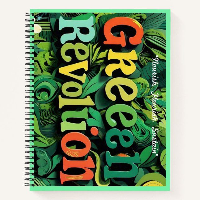 "Awakening Environmental Consciousness" Notebook (Front)