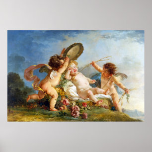 Awakening painting by Hughues Taraval Poster