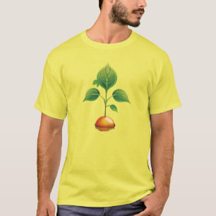 Awakening Seed – A Delicate Logo of Growth & Love T-Shirt