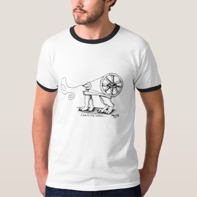 awalkingwheel T-Shirt (Front)