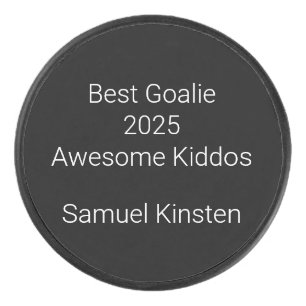 Award in Black & White:  Hockey Puck