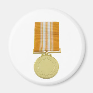Award medal magnet