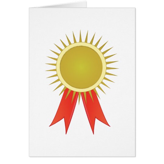 Award Ribbon Card