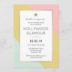 Award Viewing Oscar Party Movie Party Invitation