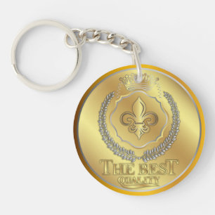 Award Winner Gold Silver Award Personalised NAME Key Ring