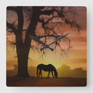 Award Winning Horse Image Clock