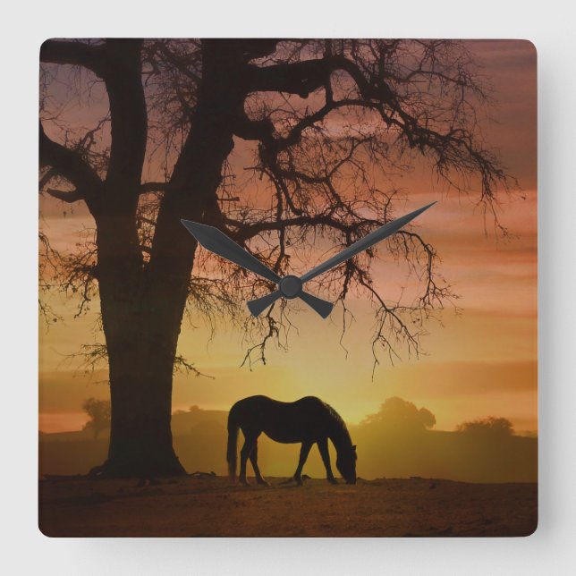 Award Winning Horse Image Clock (Front)