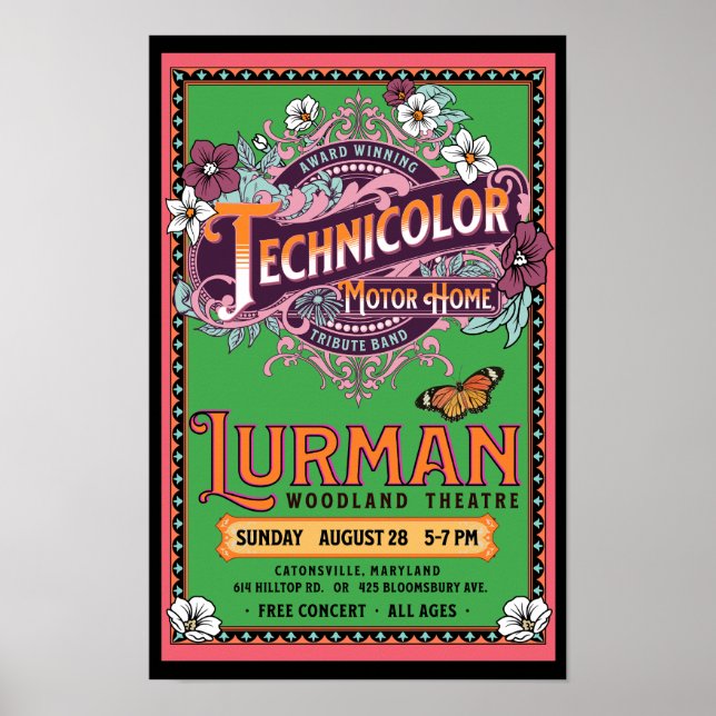 Award Winning Technicolor Lurman 2022 Poster (Front)