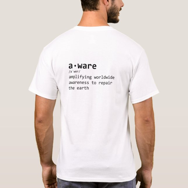 AWARE "definition" t-shirt (Back)