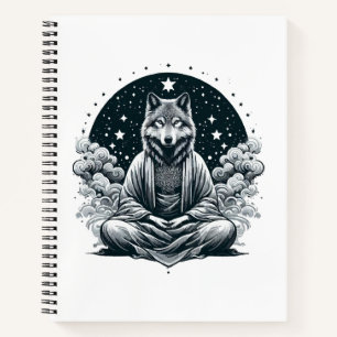 Aware Wolf Notebook