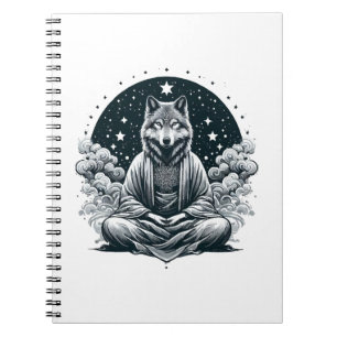Aware Wolf Notebook