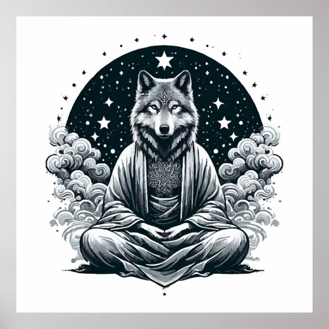 Aware Wolf Poster (Front)