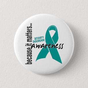 Awareness 1 Anxiety Disorder 6 Cm Round Badge
