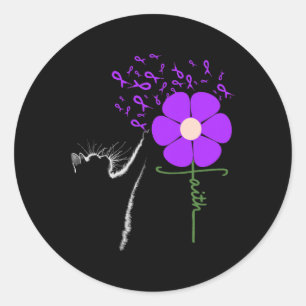 Awareness 1 classic round sticker