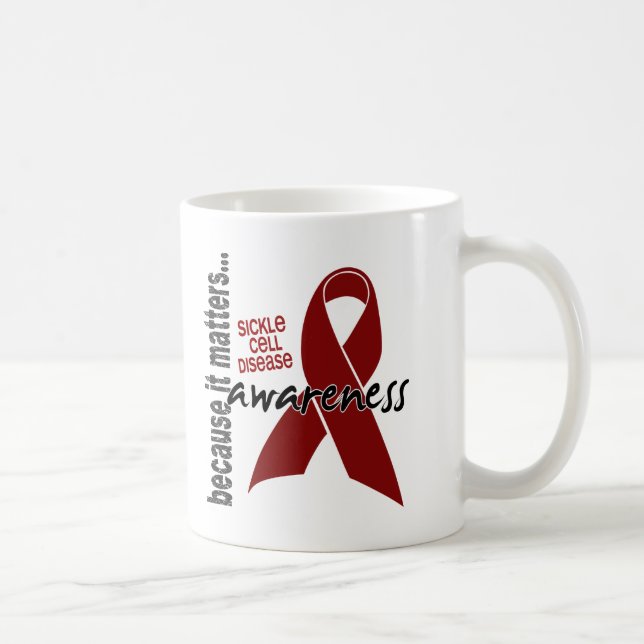 Awareness 1 Sickle Cell Disease Coffee Mug (Right)