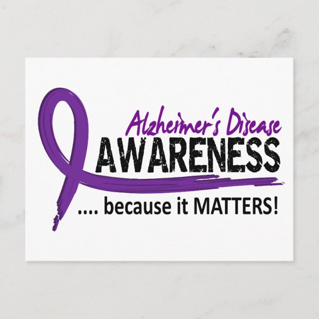 Awareness 2 Alzheimer's Disease Postcard (Front)