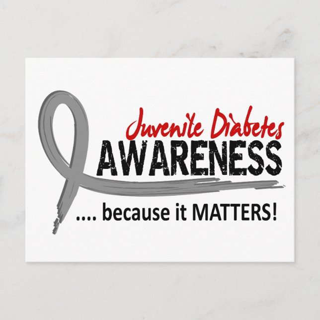 Awareness 2 Juvenile Diabetes Postcard (Front)