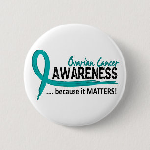 Awareness 2 Ovarian Cancer 6 Cm Round Badge