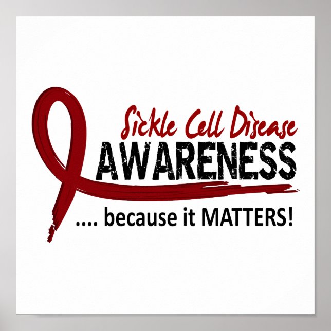 Awareness 2 Sickle Cell Disease Poster (Front)