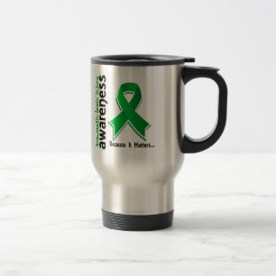 Awareness 5 Traumatic Brain Injury TBI Travel Mug