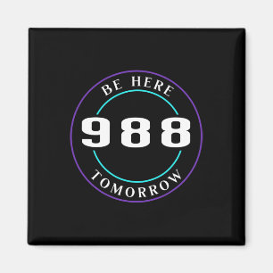 Awareness 988 - Suicide Prevention  Magnet