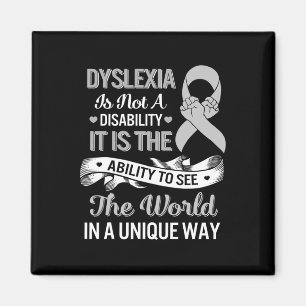 Awareness Ability See World Unique Not Disability  Magnet