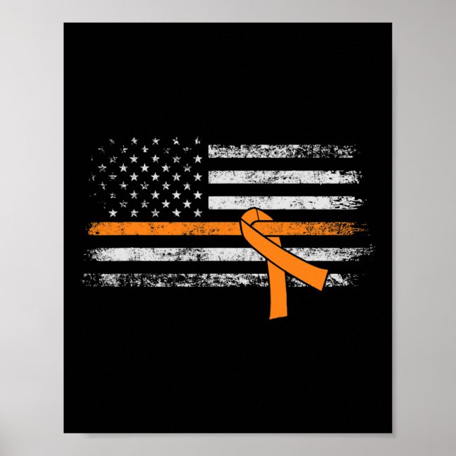 Awareness American Flag  Poster (Front)