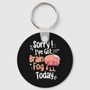 Awareness And Fibro Fog Fibromyalgia Brain Fog Key Ring