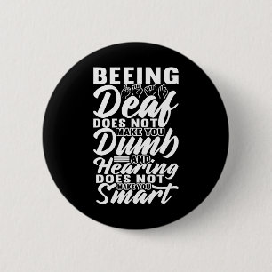 Awareness Asl Sign Language American Sign Language 6 Cm Round Badge
