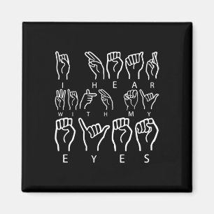 Awareness Asl Sign Language American Sign Language Magnet